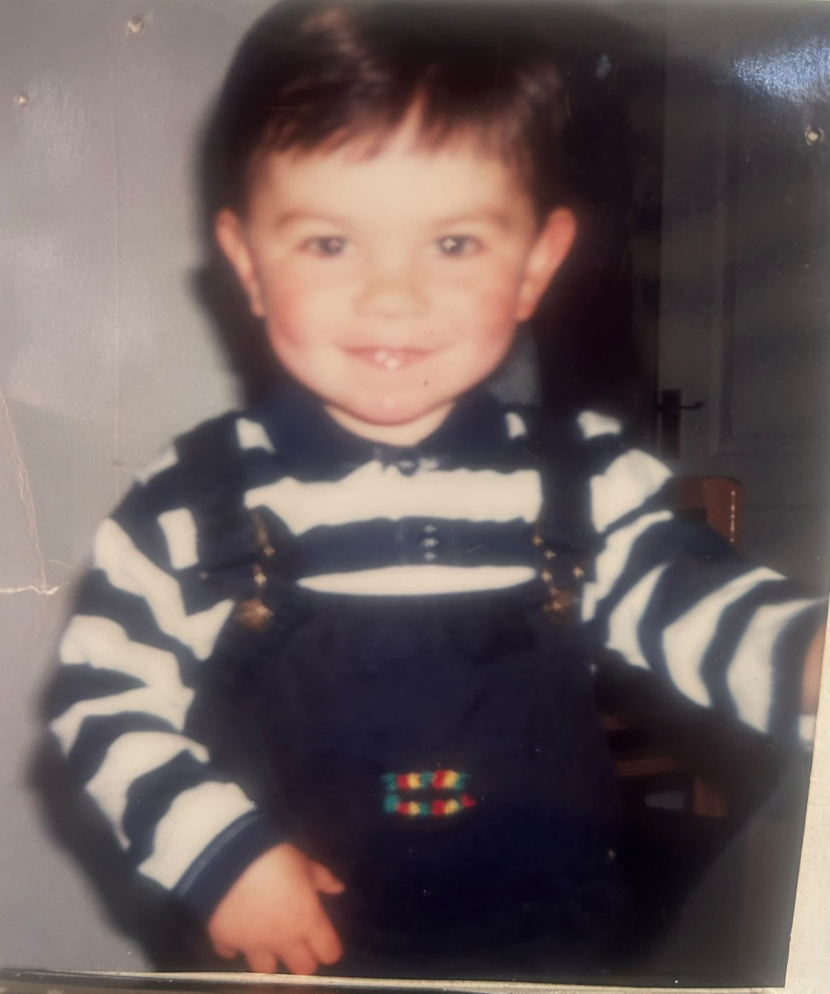 Childhood photograph of Buíoch founder Daryl