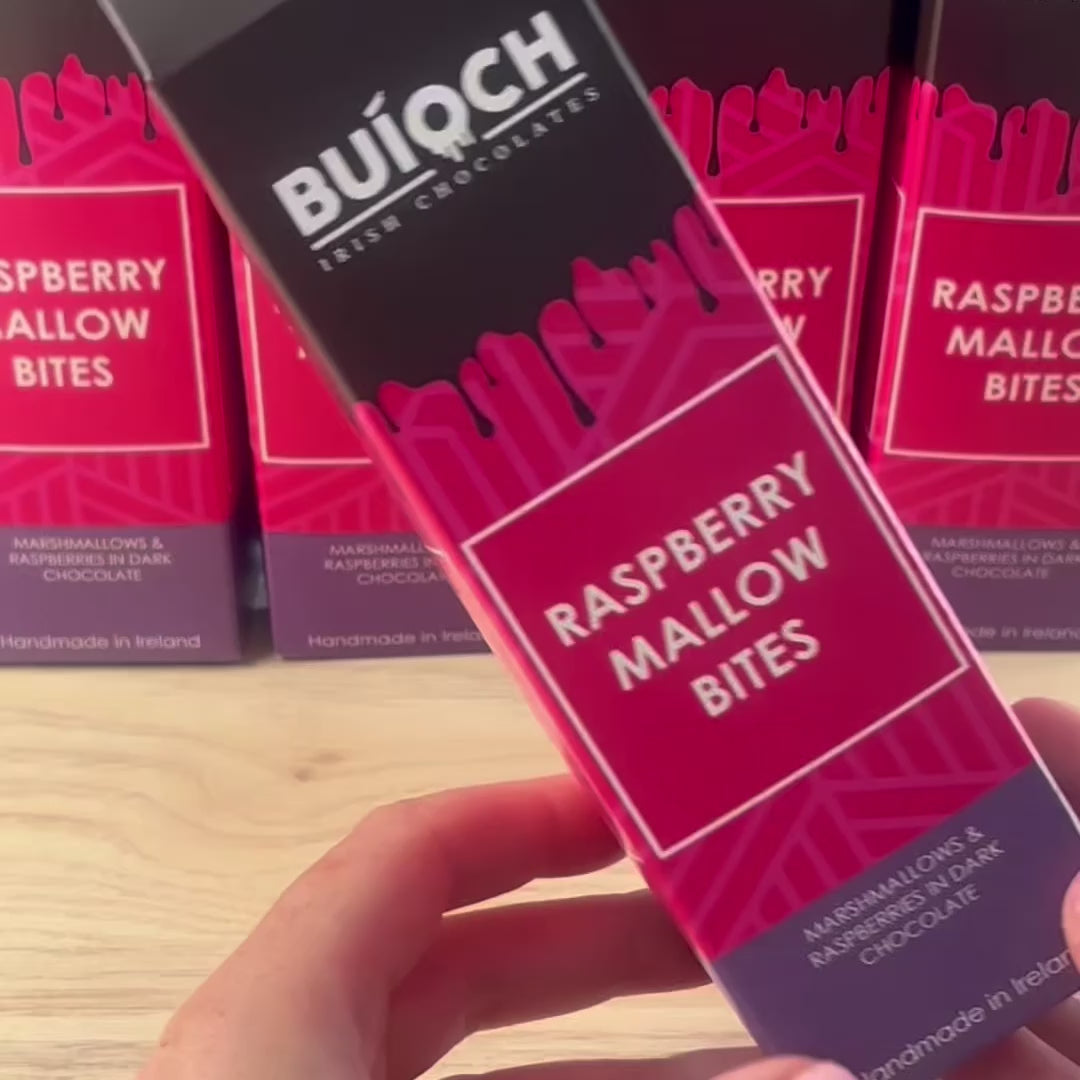 Raspberry Mallow Bites - 125g